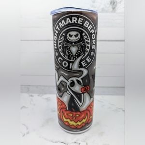 Nightmare Before Christmas Inspired Tumbler